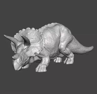 TRICERATOPS FIGURE TOY MINIATURE MODEL DINOSAUR MONSTER RPG DND