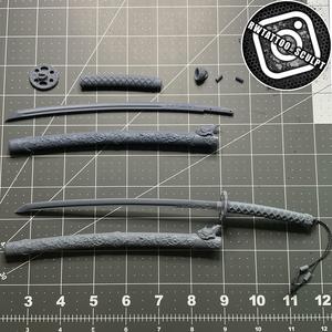 Filigree katana