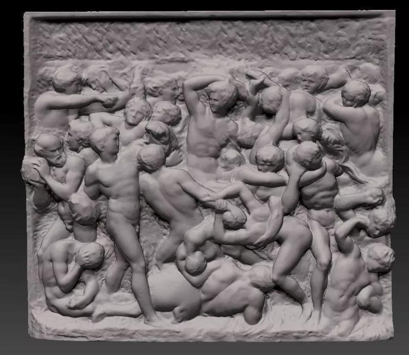 MICHELANGELO Battaglia dei centauri battle of centaurus