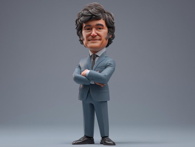 Political Argentine Bobblehead Figurine