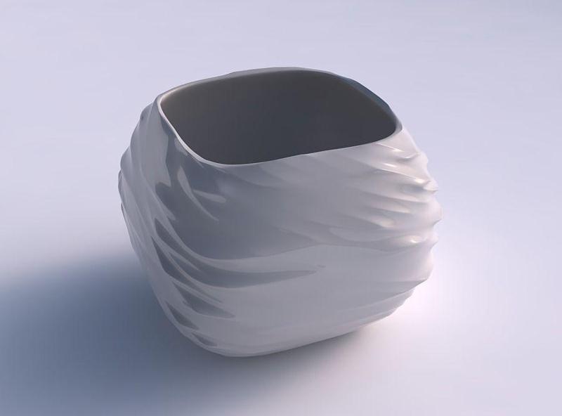 Bowl semi-quadratic with fibers smooth inside