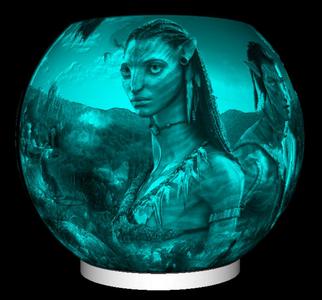 SPHERE NIGHT LIGHT AVATAR LITHOPHANE