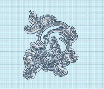 Pokemon: Hisuian Zoroark Cookie Cutter