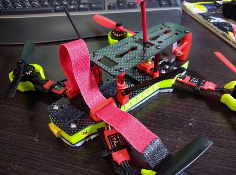 ZMR250 V2 Velcro strap holder