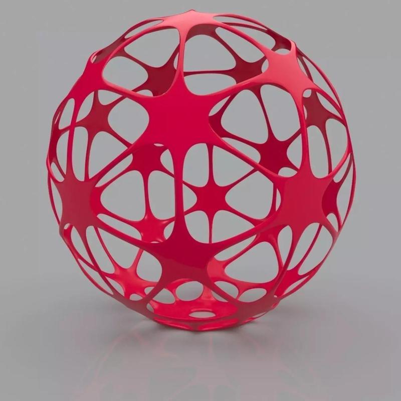 Futuristic Geometric Shape 3D Print Model