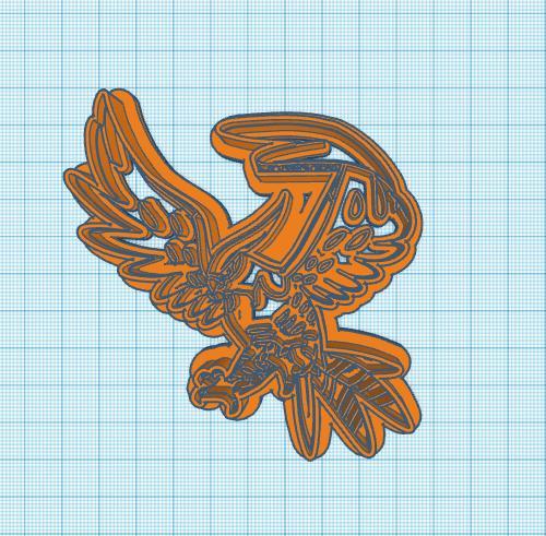 Pokemon: Talonflame Cookie Cutter