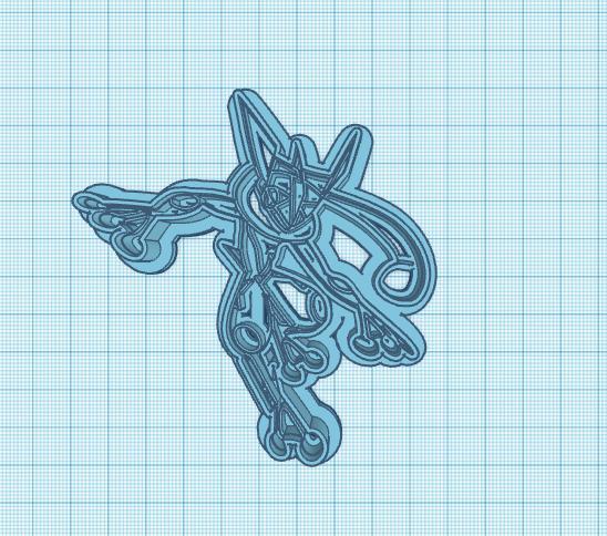 Pokemon: Greninja Cookie Cutter