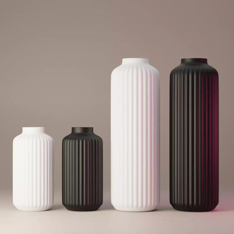 3D printable flower vase 3D model