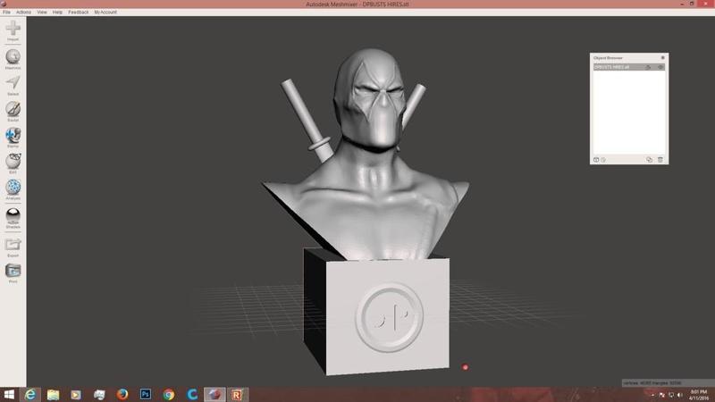 Deadpool Hi Res bust