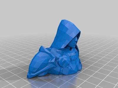 Lone Wolf w Armor - Bust