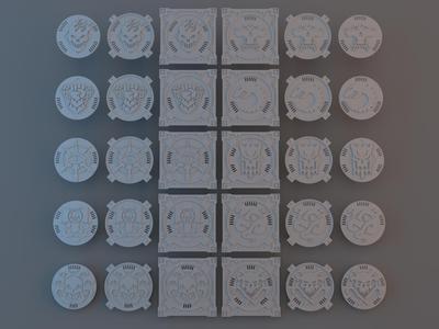 Necro Battle Area - Center pieces