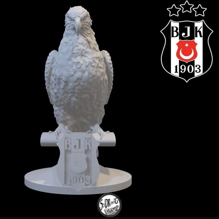 Beşiktaş JK - Bjk - Kara Kartal - Siyah Beyaz