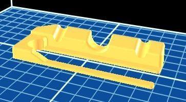 FF Creator Pro - Filament Guide Tube Jig