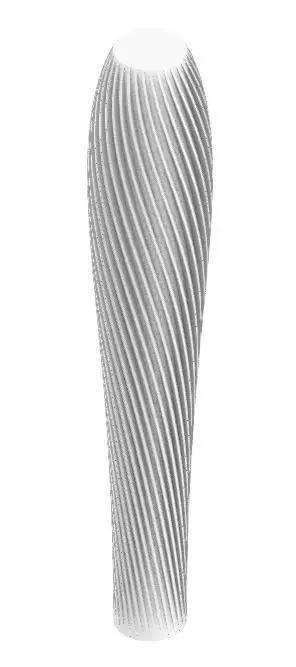 Beer Tap Handle - Contemporary Ribbon Design