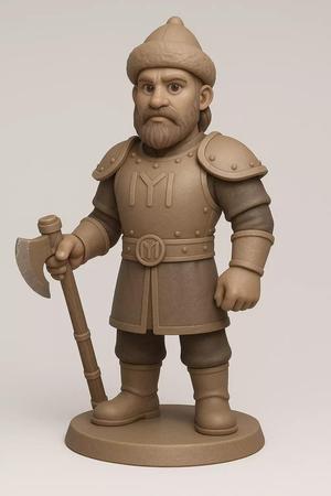 Ertugrul Gazi Alp Stylized Printable Figurine