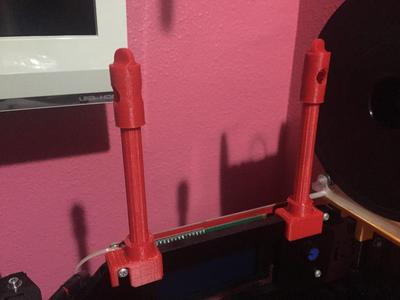 Topload spool holder with extension - Prusa type printer