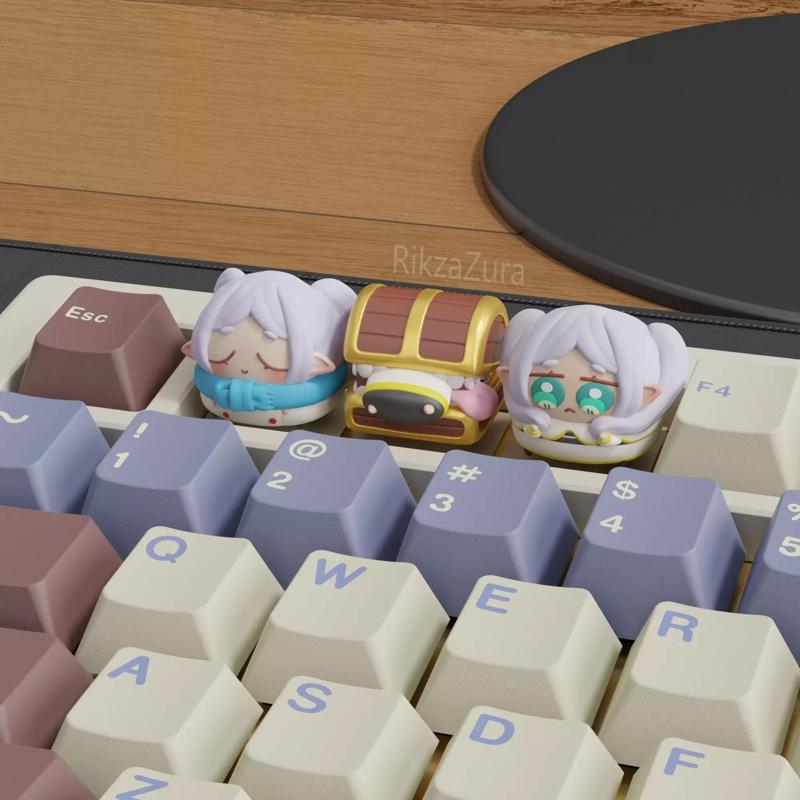 CUTE FRIEREN ANIME KEYCAPS - MECHANICAL KEYBOARD