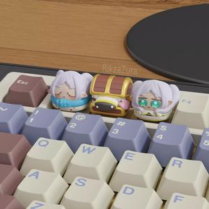 CUTE FRIEREN ANIME KEYCAPS - MECHANICAL KEYBOARD