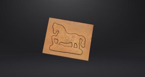 Horse Mold,Gingerbread