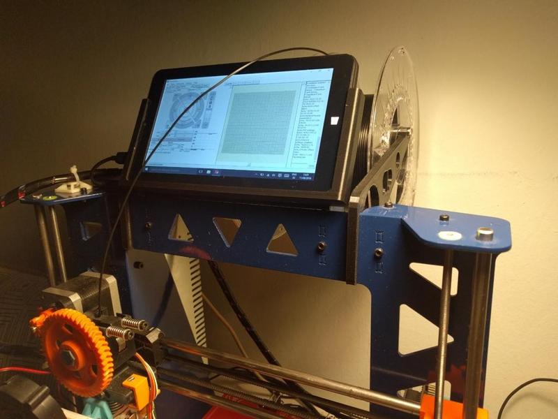 7" tablet holder for i3-steel control