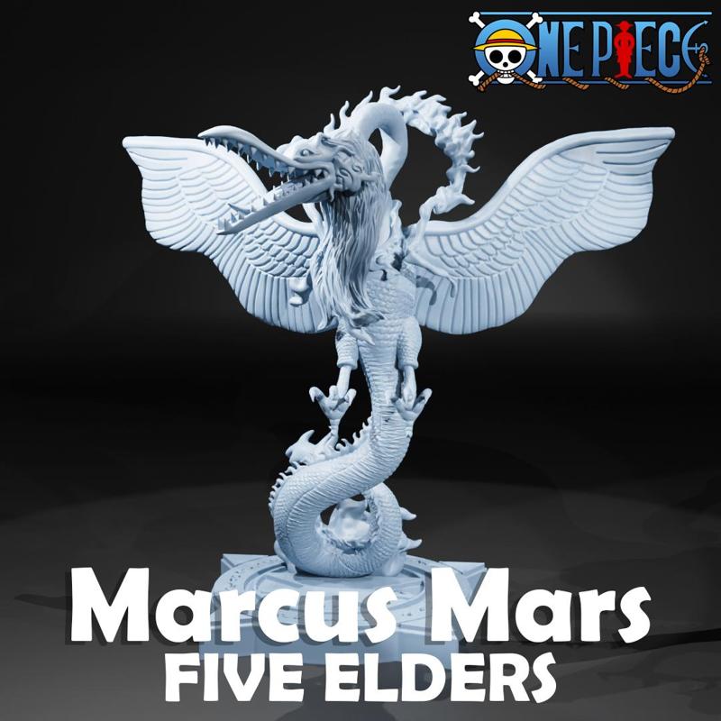 Marcus Mars fanart - FIVE ELDERS - ONE PIECE