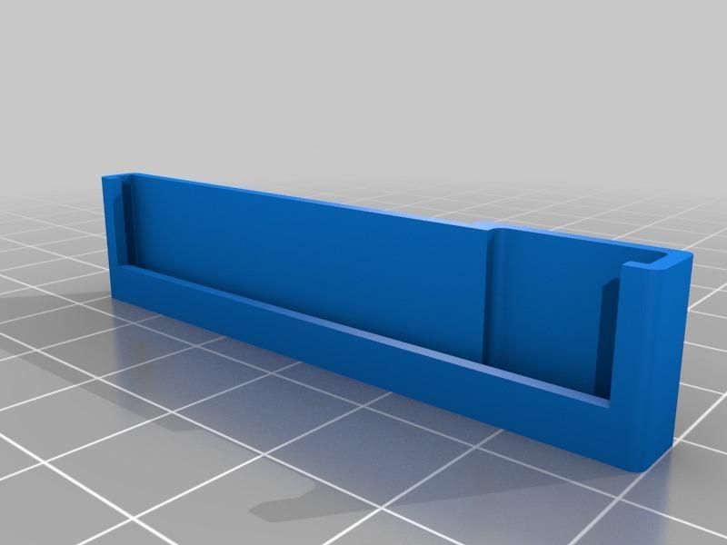 8-LED Neopixel Stripe holder (OpenScad), 2 mount versions, fully parametric