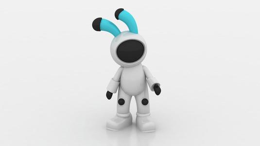 BUNNY ROBOT TOY 3D PRINTABLE MODEL