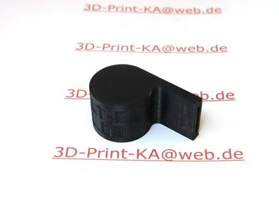 Whistle with hollow BALL inside. Just free the ball and it works. Whistle, Whistle. Up to 110dB