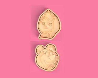 cookie cutters masha and the bear / cookie cutters masha and the bear