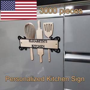 Personalized Kitchen Sign