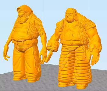 Dewi Pamular and Fredi  Pamular ANDOR star wars  for 3 75 inch