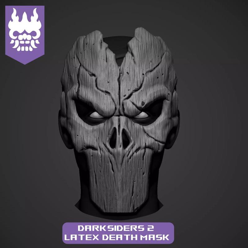 DARKSIDERS DEATH MASK COSPLAY HELMET STL 3D PRINT FILE