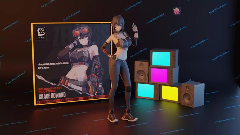 Grace Howard Zenless Zone Zero 3D print model
