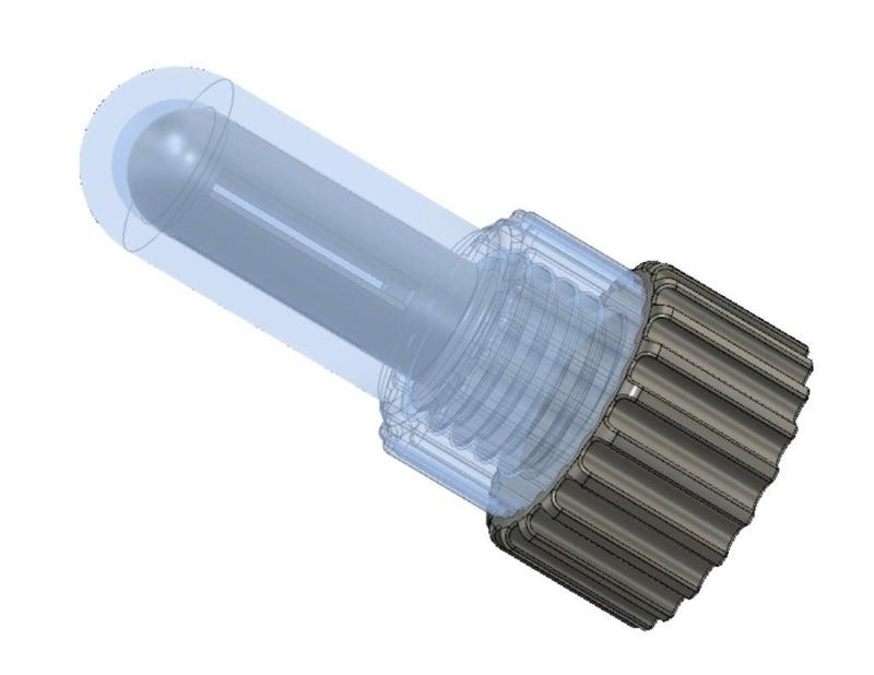 Grease / lube injector with cap for LM8UU / LM8 / LBBR (8mm) linear bearings