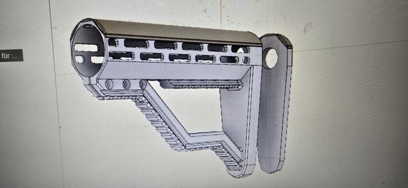 Shoulder rest for 88g CO2 cartridges