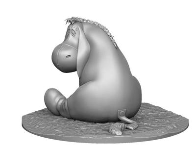 EEYORE for 3D PRINT STL OBJ ZTL
