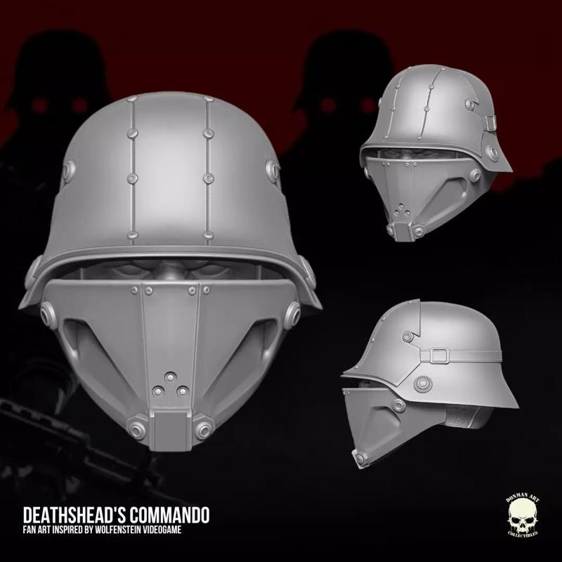 Deathsheads Commando Wolfenstein Fan Art 3D printable files