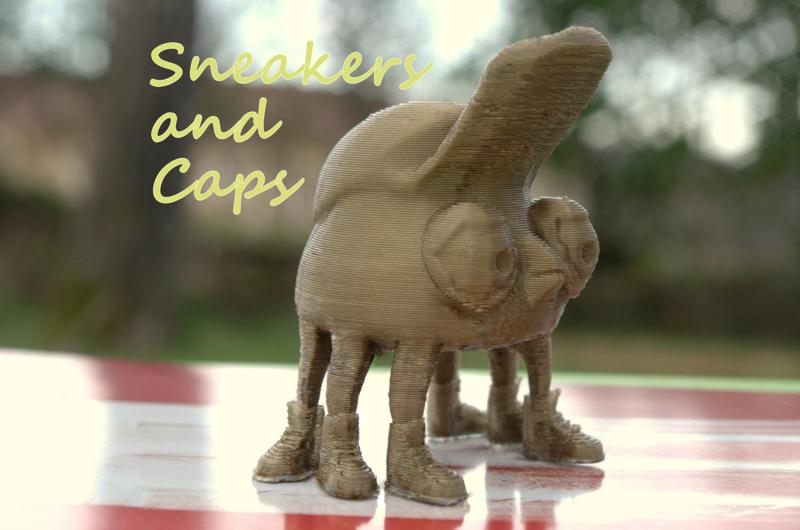 sneakers and cap