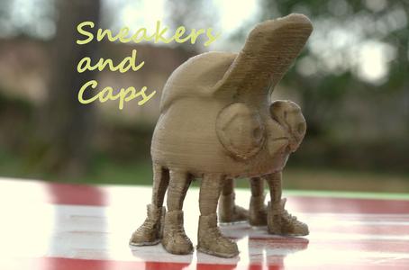 sneakers and cap