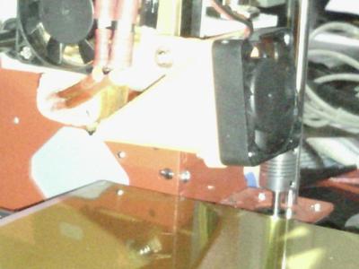 MK8 extruder cooling fan duct