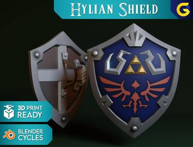 Hylian Shield - 3D PRINT READY