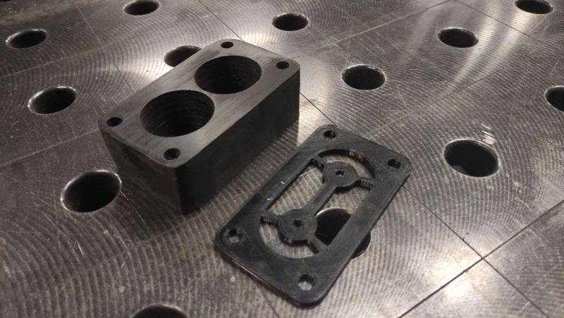 Weber 32/36 38/38 Base Flange Template Carburetor