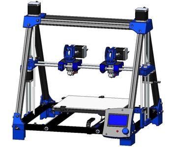 BCN3D+ Dual independent extruder
