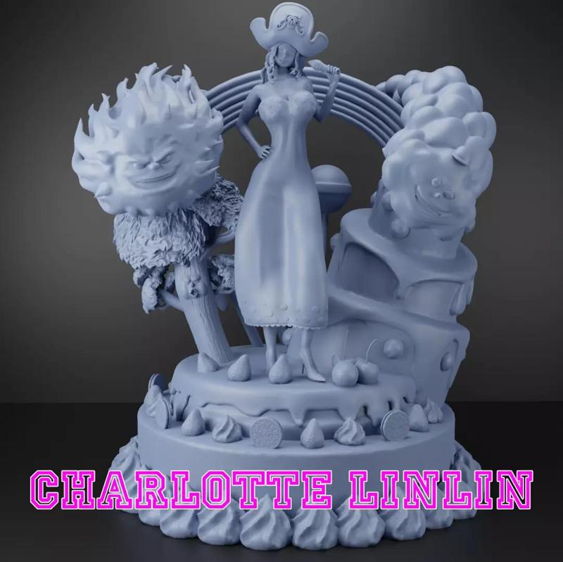YOUNG CHARLOTTE LINLIN - BIG MOM - ONEPIECE - 3D PRINT
