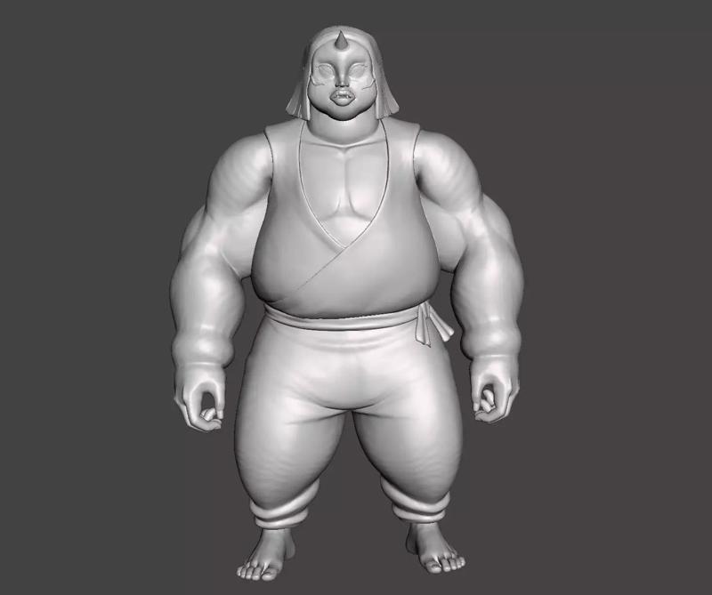 Horned Demon Kimetsu No Yaiba 3D Model