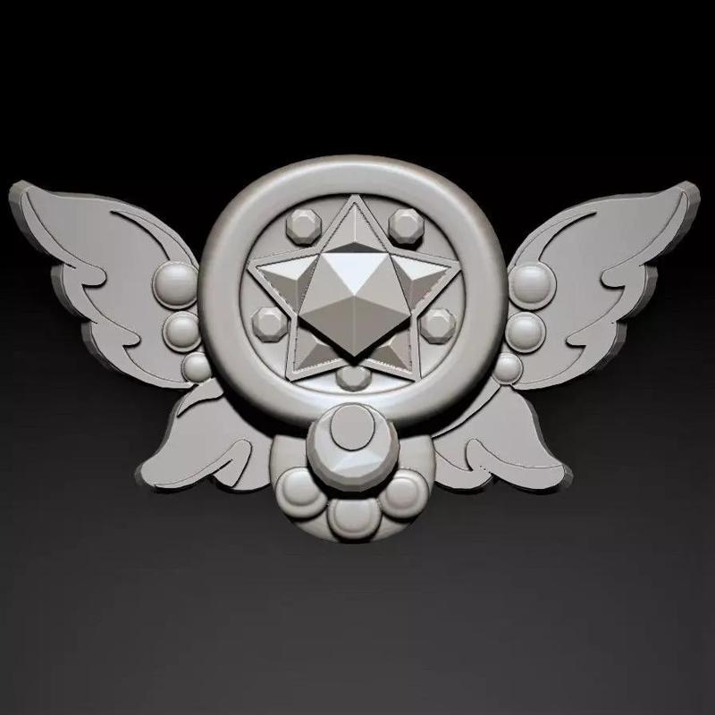 3D SIMBOLO symbol SAILOR MOON