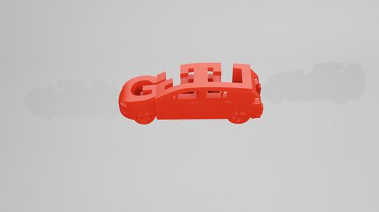 Volkswagen Golf MK6 GTI  - Keychain