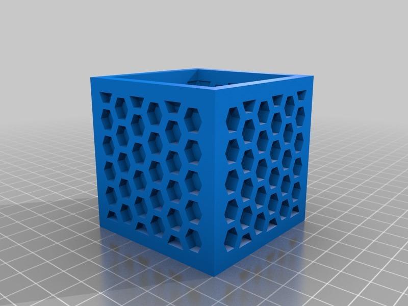 honeycombed LED lampshade