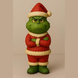 El Grinch figura cuerpo completo decoración navidad Christmas