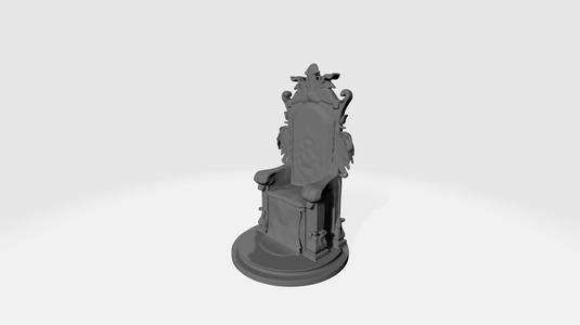 King is throne